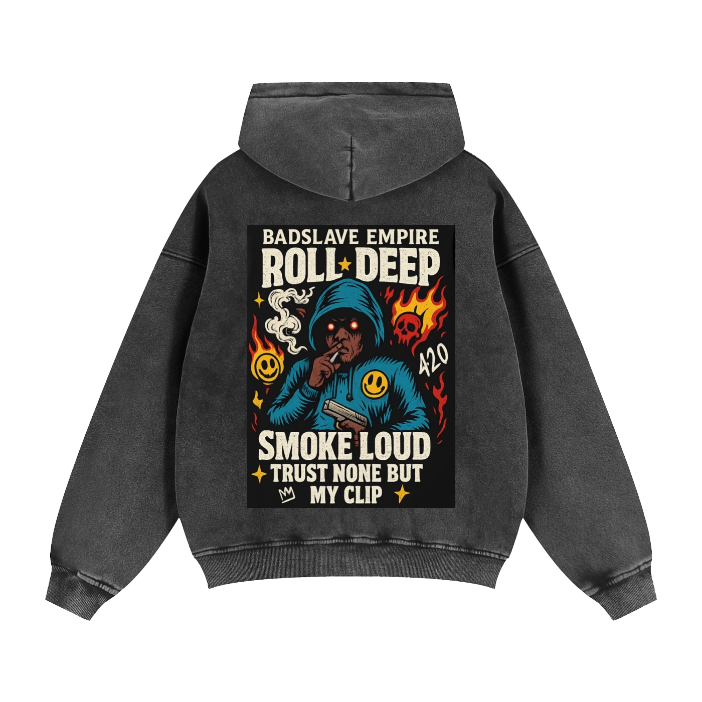 Zip-Through Boxy Fleece Hoodie