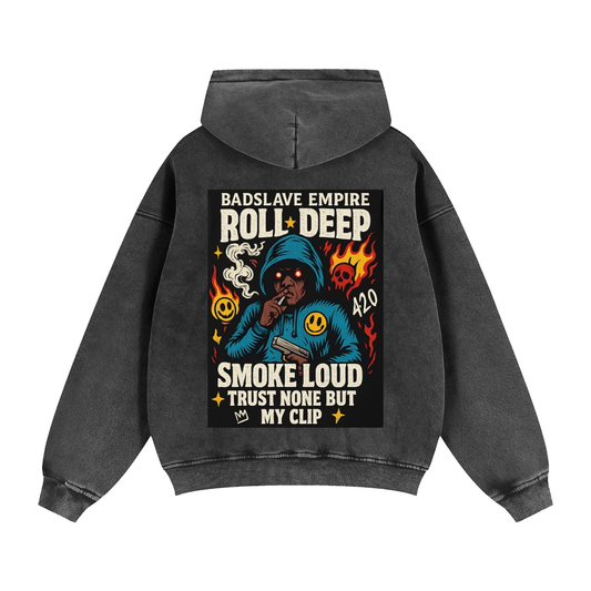 Zip-Through Boxy Fleece Hoodie