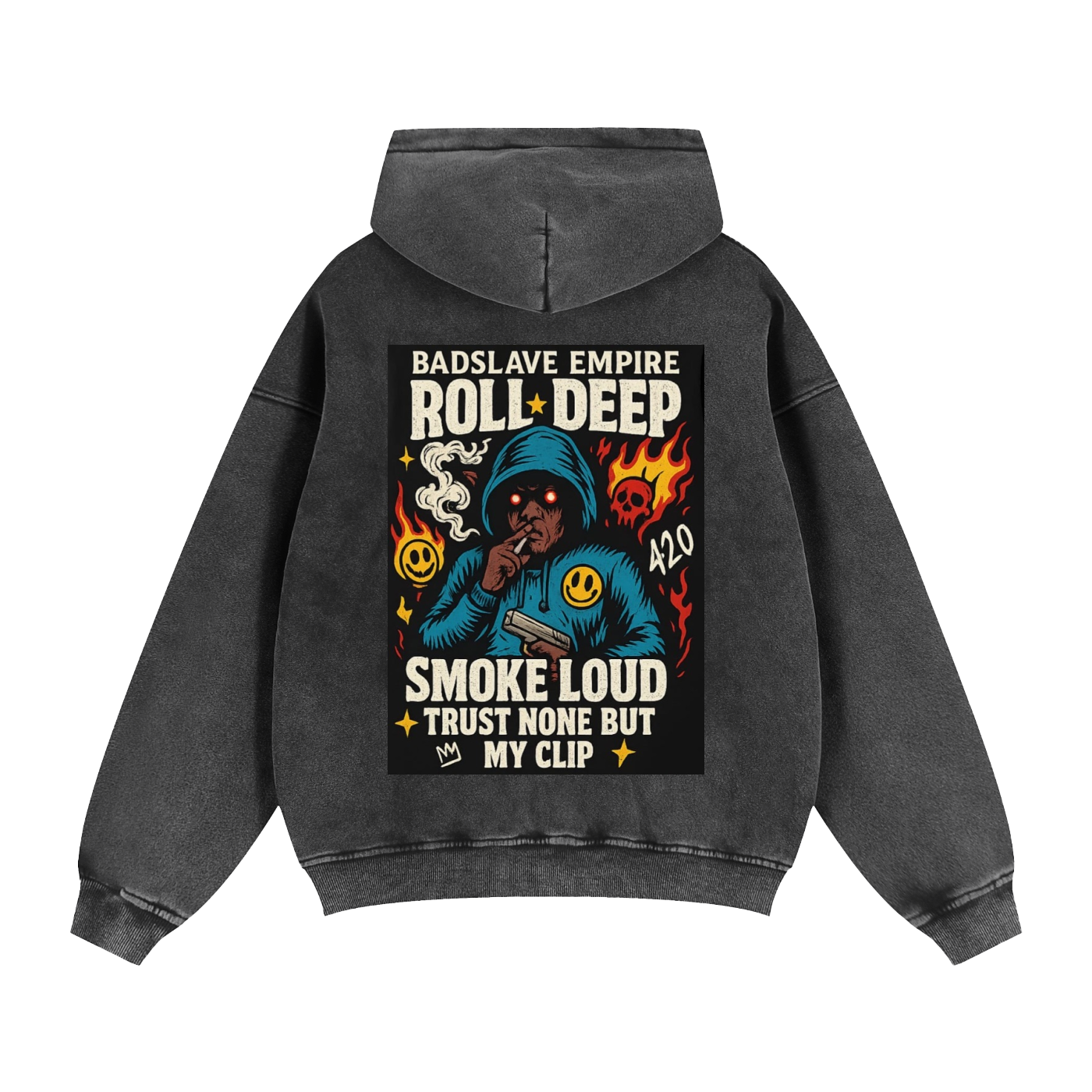 Zip-Through Boxy Fleece Hoodie